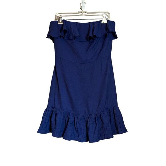 NWT! Line & Dot navy strapless dress. Size large - Picture 1 of 10